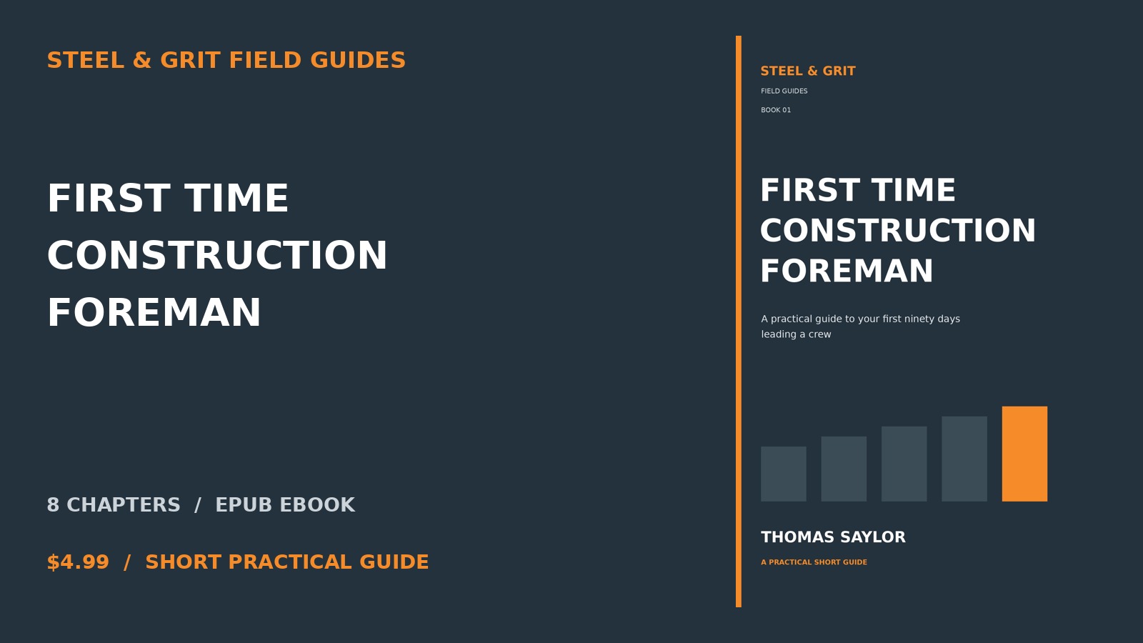 Book 1 First Time Construction Foreman
